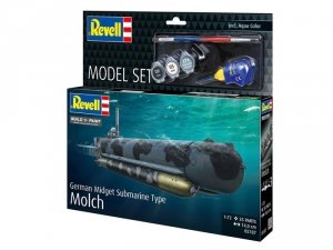 Revell 65187 Model Set German Midget Submarine Molch 1/72