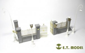 E.T. Model J35-001 Park Gate & Fence FOR MINIART KIT