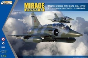 Kinetic K48120 Mirage 2000D with dual GBU-12/22 1/48