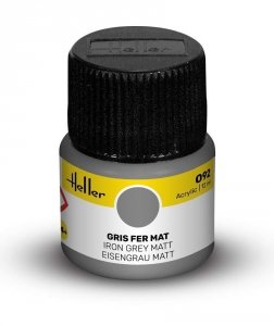 Heller 9092 092 Iron Grey - Matt 12ml