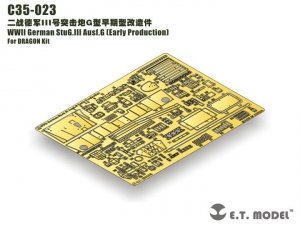 E.T. Model C35-023 WWII German StuG.III Ausf.G Early Production For DRAGON Kit 1/35