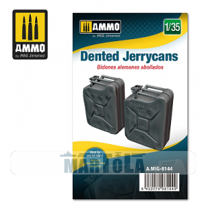Ammo of Mig 8144 Dented Jerrycans  1/35
