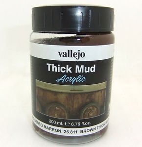 Vallejo 26811 Thick Mud - Brown Mud 200ml