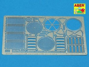 Aber 35G14 Grilles for german tank Sd.Kfz.171 Panther, Ausf.G late model (1:35)