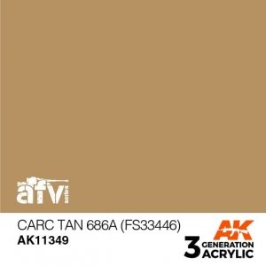 AK Interactive AK11349 CARC Tan 686A (FS33446) 17ml