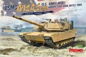 Meng Model TS-032 USMC M1A1 AIM/U.S. Army M1A1 Abrams Tusk 1/35