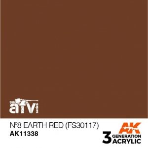 AK Interactive AK11338 Nº8 Earth Red (FS30117) 17ml