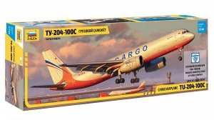 Zvezda 7031 Cargo airplane TU-204-100C 1/144