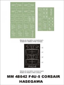 Montex MM48042 F4U-5 Corsair HASEGAWA