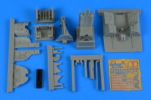 Aires 2265 A-1H Skyraider (Yankee seat) cockpit set for Zoukei Mura 1/32 