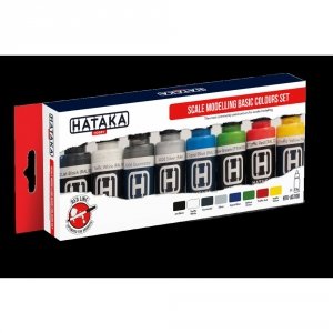 Hataka HTK-AS100 Scale Modelling Basic Colours set (8x17ml)