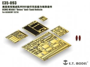 E.T. Model E35-093 USMC M50A1 Ontos Anti-Tank Vehicle (For ACADEMY 13218) (1:35)