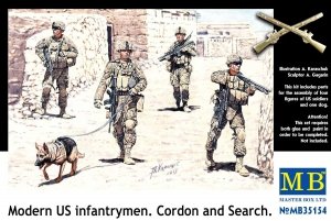 Master Box 35154 Modern US infantrymen Cordon and Search (1:35)