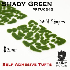 Paint Forge PFTU0242 Tufts: Wild Shady Green 2mm