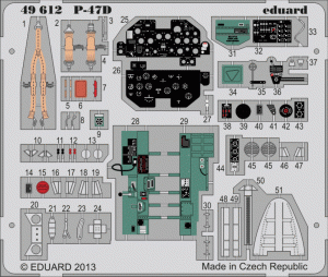 Eduard 49612 P-47D S. A. 1/48  HOBBY BOSS