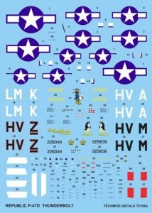 Techmod 72105 - Republic P-47D Thunderbolt (1:72)