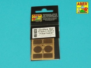 Aber 48A33 Grilles for Panther D 1/48