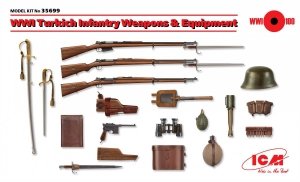 ICM 35699 WWI Turkich Infantry Weapons & Equipment (1:35)