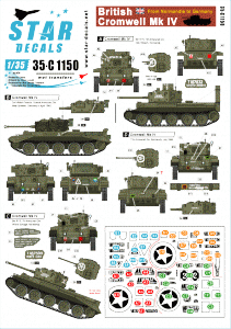 Star Decals 35-C1150 British Cromwell Mk IV  1/35