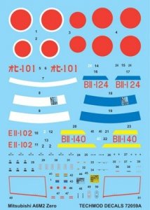 Techmod 72059 - Mitsubishi A6M2 Zero (1:72)