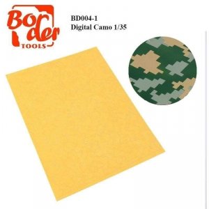 Border Model BD0004-1 Pre-cut Mask Digital Camo 1/35