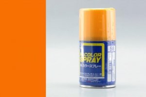 Mr.Hobby S-058 Orange Yellow - (Semi Gloss) Spray