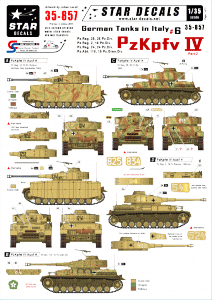 Star Decals 35-857 German Tanks in Italy 6 1/35