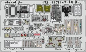 Eduard SS758 F-4J FINE MOLDS 1/72