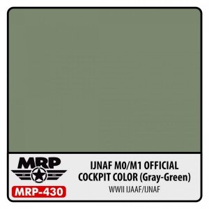 MR. Paint MRP-430 IJNAF M0/M1 Official Cockpit Color (Gray Green) 30ml