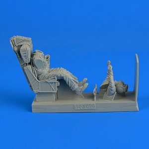Aerobonus 320096 US Navy Fighter Pilot with ejection seat for F-8 for Trumpeter 1/32