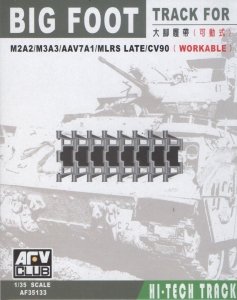 AFV Club 35133 Big Foot WORKABLE Track for M2A2/M3A3/AAV7A1/MLRS/CV90 1/35