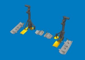 Eduard 6481192 P-40K undercarriage legs PRINT EDUARD 1/48