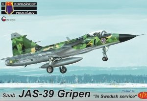 Kovozavody Prostejov KPM0162 JAS-39 Gripen “In Swedish service” 1/72