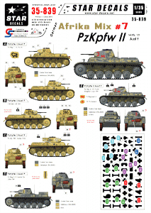Star Decals 35-839 German Afrika Mix # 7 1/35