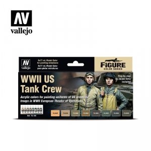 Vallejo 70186 WWII US Tank Crew 8x17ml