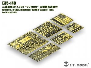 E.T. Model E35-149 WWII U.S. M4A3E2 Sherman JUMBO Assault Tank (For TASCA 35-021) (1:35)