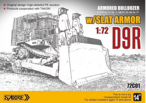 Sabre 72C01 D9R Armoured Bulldozer w/Slat Armour 1/72