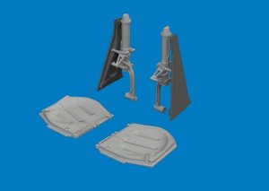 Eduard 672446 P-51D undercarriage legs PRINT for ARMA HOBBY 1/72