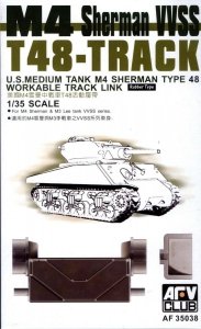 AFV Club 35038 WORKABLE T-48 Track for M4 Sherman VVSS, M3 Lee 1/35