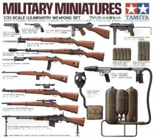 Tamiya 35121 U.S. Infantry Weapons Set (1:35)