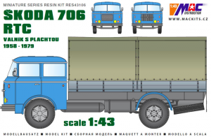 MAC RES43106 Škoda 706 RTC 1/43