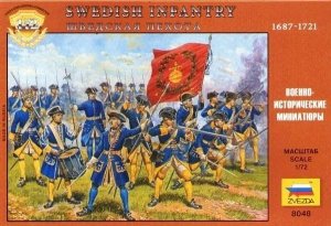 Zvezda 8048 Swedish Infantry 1687-1721 1/72