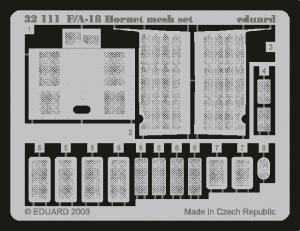 Eduard 32111 F-18 mesh set 1/32 ACADEMY