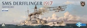 Takom 7039 SMS Derfflinger 1917 (Waterline with 3D printed FF-33E) 1/700