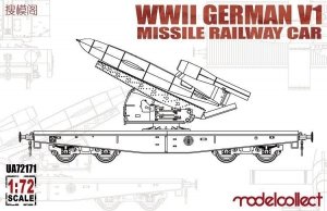 Modelcollect UA72171 WWII Germany V1 Missile Railway Car (1:72)