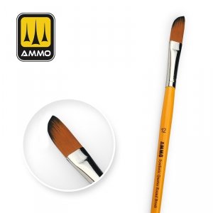 AMMO by Mig Jimenez 8586 12 Synthetic Quarter Round Brush