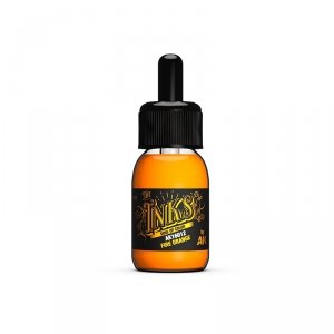 AK Interactive AK16012 FIRE ORANGE – INK 30ml