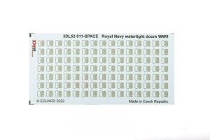Eduard 3DL53011 Royal Navy watertight doors WWII SPACE 1/350