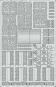 Eduard 72724 Stirling Mk. III wings bomb bays ITALERI 1/72