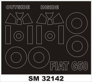 Montex SM32142 FIAT G.50 SPECIAL HOBBY